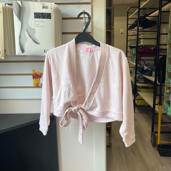 Sansha Ballet Wrap Sweater Pink - Picture 1 of 2